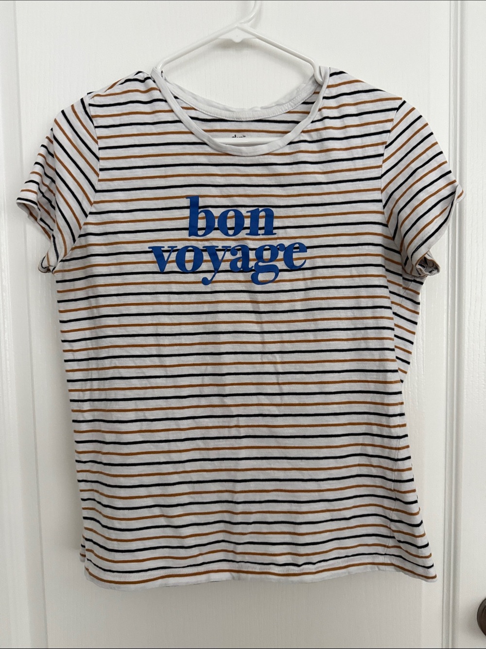 Bon Voyage Striped Tee (M)
